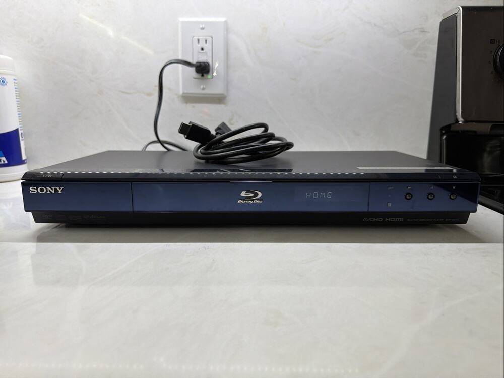 Sony BDP-S350 Blu-ray DVD CD Player 1080p HDMI w/& Cables Tested NO REMOTE